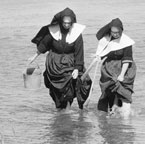 Nuns Clamming on Long Island